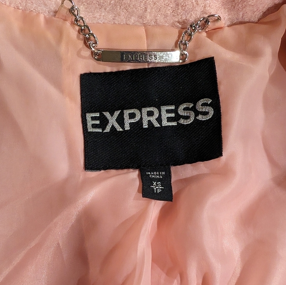 Express - Pink Peacoat - Size XS - Picture 11 of 12